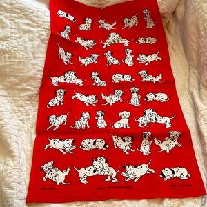 New Irish Linen Tea Towel- Dalmatian puppies